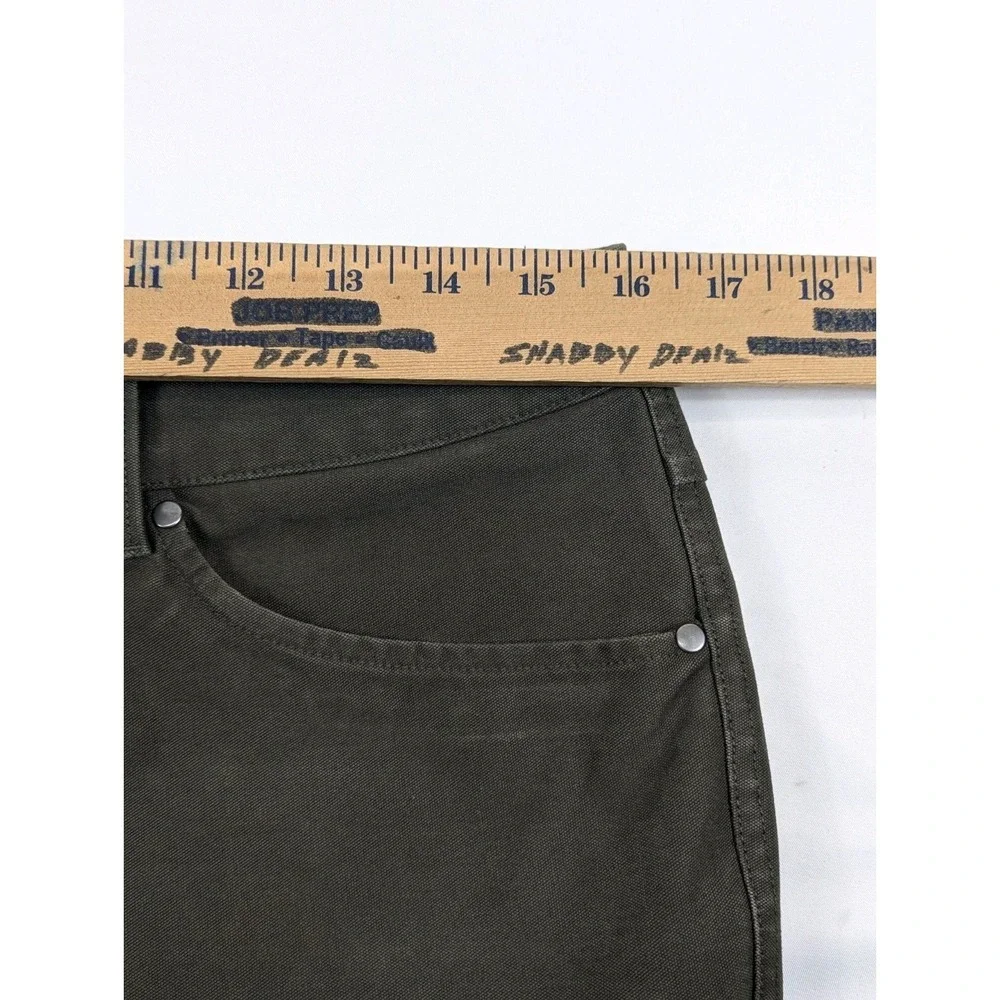 Lululemon Mens ABC Pant Slim Straight 5 Pocket Technical Stretch Olive 32x31